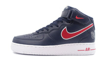 画像をギャラリービューアに読み込む, NIKE (WMNS) AIR FORCE 1 '07 MID "HOUSTON COMETS FOUR-PEAT" OBSIDIAN/UNIVERSITY RED/WHITE/WOLF GREY 3
