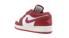 画像をギャラリービューアに読み込む, JORDAN BRAND AIR JORDAN 1 LOW SE GS &quot;MICHAEL JORDAN&quot; WHITE/DUNE RED/LOBSTER/SAIL 2