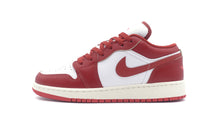 画像をギャラリービューアに読み込む, JORDAN BRAND AIR JORDAN 1 LOW SE GS &quot;MICHAEL JORDAN&quot; WHITE/DUNE RED/LOBSTER/SAIL 3