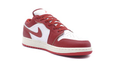 画像をギャラリービューアに読み込む, JORDAN BRAND AIR JORDAN 1 LOW SE GS &quot;MICHAEL JORDAN&quot; WHITE/DUNE RED/LOBSTER/SAIL 5