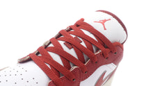 画像をギャラリービューアに読み込む, JORDAN BRAND AIR JORDAN 1 LOW SE GS &quot;MICHAEL JORDAN&quot; WHITE/DUNE RED/LOBSTER/SAIL 6