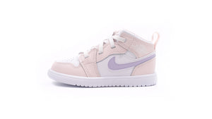 JORDAN BRAND JORDAN 1 MID ALT TD "MICHAEL JORDAN" PINK WASH/VIOLET FROST/WHITE 3