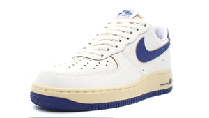 NIKE (WMNS) AIR FORCE 1 '07 "ATHLETIC DEPARTMENT PACK" SAIL/DEEP ROYAL BLUE/PALE VANILLA/GOLD SUEDE/WHITE 1