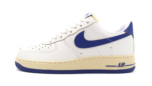 NIKE (WMNS) AIR FORCE 1 '07 "ATHLETIC DEPARTMENT PACK" SAIL/DEEP ROYAL BLUE/PALE VANILLA/GOLD SUEDE/WHITE 3