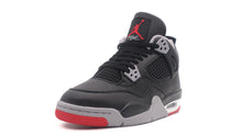 画像をギャラリービューアに読み込む, JORDAN BRAND AIR JORDAN 4 RETRO GS &quot;BRED REIMAGINED&quot; &quot;MICHAEL JORDAN&quot; BLACK/CEMENT GREY/SUMMIT WHITE/FIRE RED 1