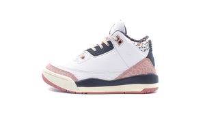 JORDAN BRAND JORDAN 3 RETRO PS "VINTAGE FLORAL" "MICHAEL JORDAN" WHITE/ANTHRACITE/RED STARDUST/SAIL 3