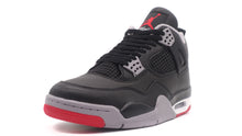 画像をギャラリービューアに読み込む, JORDAN BRAND AIR JORDAN 4 RETRO &quot;BRED REIMAGINED&quot; &quot;MICHAEL JORDAN&quot; BLACK/CEMENT GREY/SUMMIT WHITE/FIRE RED 1