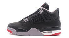 画像をギャラリービューアに読み込む, JORDAN BRAND AIR JORDAN 4 RETRO &quot;BRED REIMAGINED&quot; &quot;MICHAEL JORDAN&quot; BLACK/CEMENT GREY/SUMMIT WHITE/FIRE RED 3