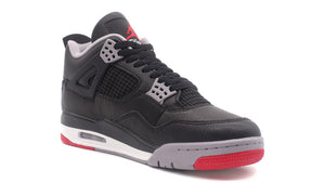 JORDAN BRAND AIR JORDAN 4 RETRO "BRED REIMAGINED" "MICHAEL JORDAN" BLACK/CEMENT GREY/SUMMIT WHITE/FIRE RED 5