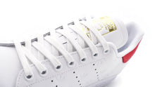 画像をギャラリービューアに読み込む, adidas STAN SMITH W FTWR WHITE/BETTER SCARLET/GOLD METALLIC 6