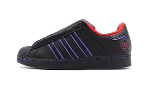 adidas SUPERSTAR LACELESS "BLOODY ANGLE" CORE BLACK/CORE BLACK/RED 3