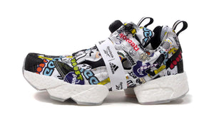 Reebok INSTAPUMP FURY BOOST "STICKER CITY" BLACK/WHITE/TRUE BLUE 3