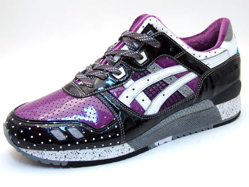 ミタ スニーカーズ別注 ASICS SportStyle GEL-LYTE 3 蛇視潤々 「mita sneakers別注」 「KIRIMOMI PROJECT」　江戸紫