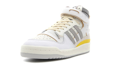 adidas FORUM 84 HI FTWR WHITE/MEDIUM GREY HEATHER/SOLID GREY/YELLOW 1