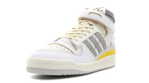 adidas FORUM 84 HI FTWR WHITE/MEDIUM GREY HEATHER/SOLID GREY/YELLOW 1