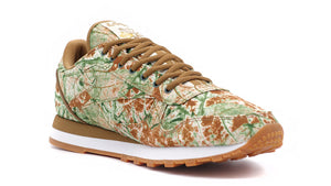 Reebok CLASSIC LEATHER "LQQK STUDIO" WILD BROWN/BRIGHT OCHER/PALE YELLOW 5