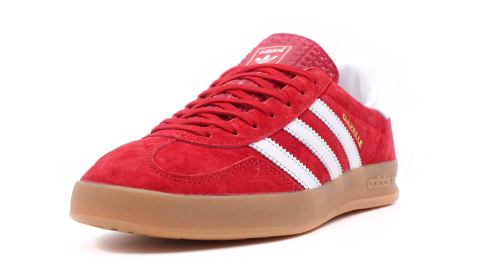 adidas GAZELLE INDOOR SCARLET/FTWR WHITE/SCARLET – mita sneakers