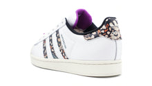 画像をギャラリービューアに読み込む, adidas SUPERSTAR W FTWR WHITE/OFF WHITE/SHOCK PURPLE 2