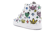 画像をギャラリービューアに読み込む, adidas JS FORUM HI MONO &quot;JS MONOGRAM PACK&quot; &quot;JEREMY SCOTT&quot; FTWR WHITE/FTWR WHITE/CORE BLACK 2