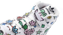 画像をギャラリービューアに読み込む, adidas JS FORUM HI MONO &quot;JS MONOGRAM PACK&quot; &quot;JEREMY SCOTT&quot; FTWR WHITE/FTWR WHITE/CORE BLACK 6