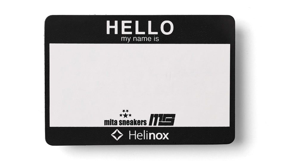 GOODS Helinox HELLO MY NAME IS PATCH 
