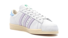 画像をギャラリービューアに読み込む, adidas SUPERSTAR 82 &quot;COLOR BLOCKED PACK&quot; CRYSTAL WHITE/CLEAR BLUE/GREEN 5