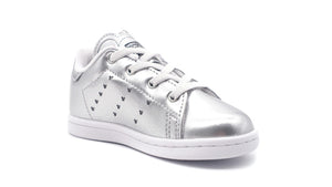 adidas STAN SMITH EL I "Disney / Mickey Mouse" "STAN SMITH" SILVER METALLIC/CORE BLACK/FTWR WHITE 5