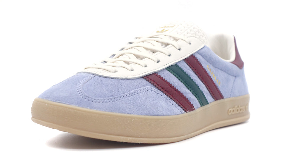 adidas GAZELLE INDOOR BLUE DAWN/COLLEGE BURGUNDY/COLLEGE GREEN 1