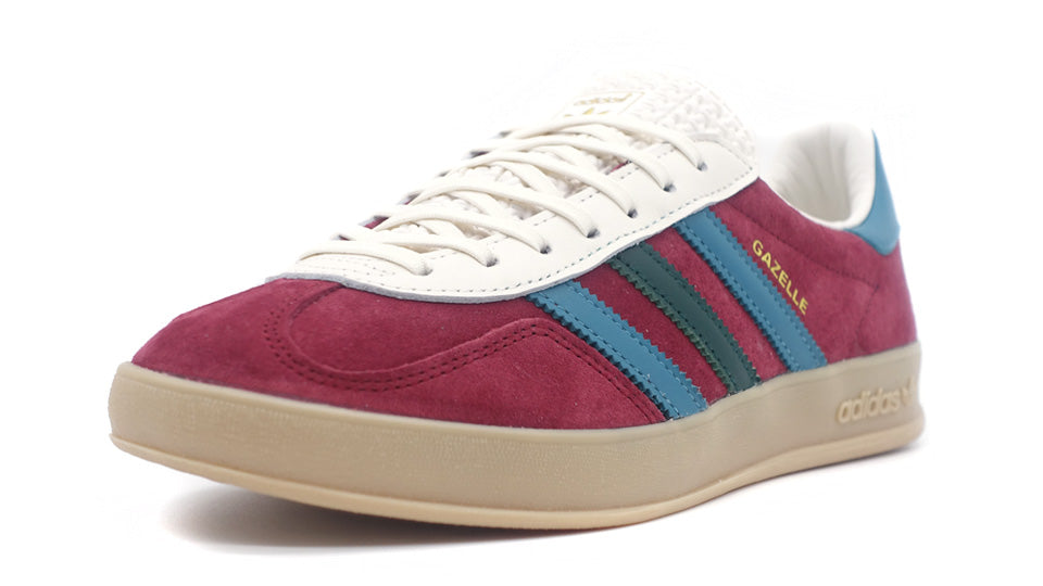adidas GAZELLE INDOOR COLLEGE BURGUNDY/ARCTIC FUSION/COLLEGE GREEN