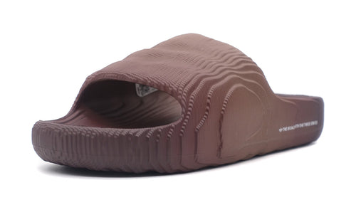 adidas ADILETTE 22 PRE RUBBED BROWN/SHADOW BROWN/CORE BLACK 1