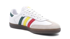 adidas SAMBA OG "RAGGAE PACK" FTWR WHITE/YELLOW/COLLEGE GREEN 5