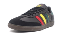 画像をギャラリービューアに読み込む, adidas SAMBA OG &quot;RAGGAE PACK&quot; CORE BLACK/YELLOW/COLLEGE GREEN 1