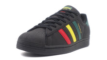 画像をギャラリービューアに読み込む, adidas SUPERSTAR &quot;RAGGAE PACK&quot; CORE BLACK/YELLOW/COLLEGE GREEN 1