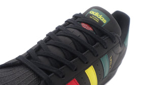 adidas SUPERSTAR "RAGGAE PACK" CORE BLACK/YELLOW/COLLEGE GREEN 6