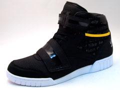 クラクト x ミタスニーカーズ Reebok EX-O-FIT HI S.G. STRAP 「CLUCT x mita sneakers」　BLK/YEL1