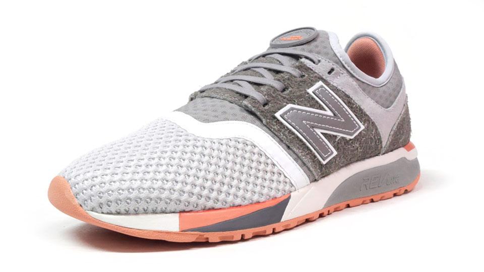 New Balance ニューバランス ×ミタスニーカーズ MRL247MT スウェード/メッシュ ローカットスニーカー グレー US11/29cm