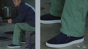 Puma CLYDE FOR CLUCT MITA "CLUCT x mita sneakers"　NVY/GLD/NAT8