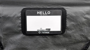 GOODS Helinox HELLO My Name is PATCH BLK/WHT "Winiche & Co. x mita sneakers"4