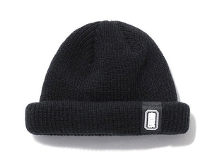 GOODS CLUCT 東京改 6PANEL SHORT BEANIE "mita sneakers"　BLK1