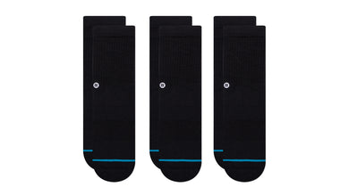 STANCE ICON ST KIDS 3 PACK BLACK 1