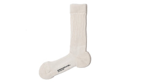 MARQUEE PLAYER HYBRID RIB SOCKS "Made in JAPAN" IVORY WHITE 2