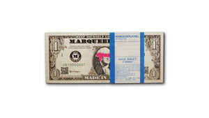 MARQUEE PLAYER SHOE SHEET "one dollar" "Made in JAPAN"  1