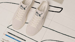 Puma CLYDE NO.1 "WALT FRAZIER" "BILLYS' ENT / mita sneakers EXCLUSIVE" FROSTED IVORY/SMOKEY GRAY 8