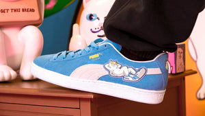 Puma SUEDE "RIPNDIP" REGAL BLUE/PUMA WHITE 8