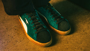 Puma SUEDE STAPLE "THE EAST WEST IVY COLLECTION" "STAPLE PIGEON" MALACHITE/ALPINE SNOW 7