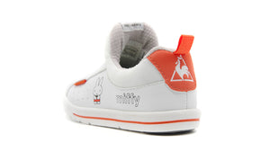 le coq sportif LA ROLAND F MF "miffy" WHITE/ORANGE 2