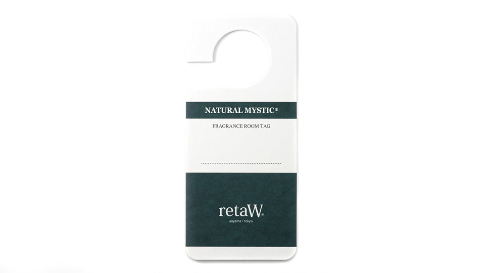 retaW FRAGRANCE ROOM TAG　NATURAL MYSTIC 1